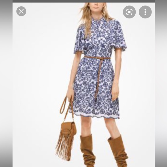 STUNNING MICHAEL KORS EMBROIDERED DRESS SIZE 0 - Picture 3 of 6